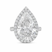 Diana M Jewels - Women's Pear Lab-Grown Diamond Fashion Ring (11.00 Ct) - Signature