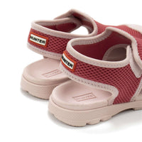 HUNTER Girls Mesh Outdoor Walking Sandals in rowan pink 1 - kids' sandal - view 6
