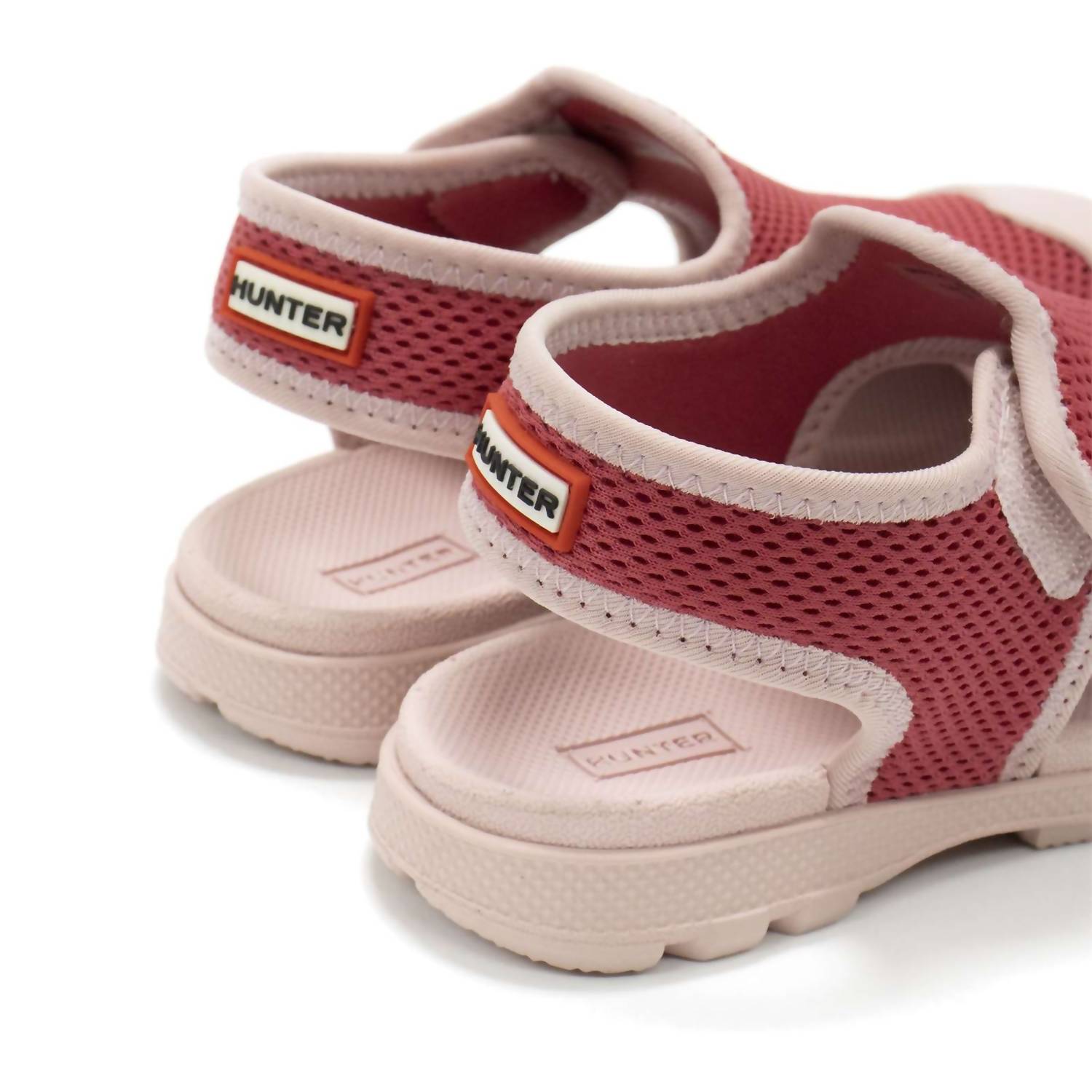 HUNTER Girls Mesh Outdoor Walking Sandals in rowan pink 1 - kids' sandal - view 6