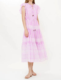 Oliphant - Cinched Flirty Midi Dress