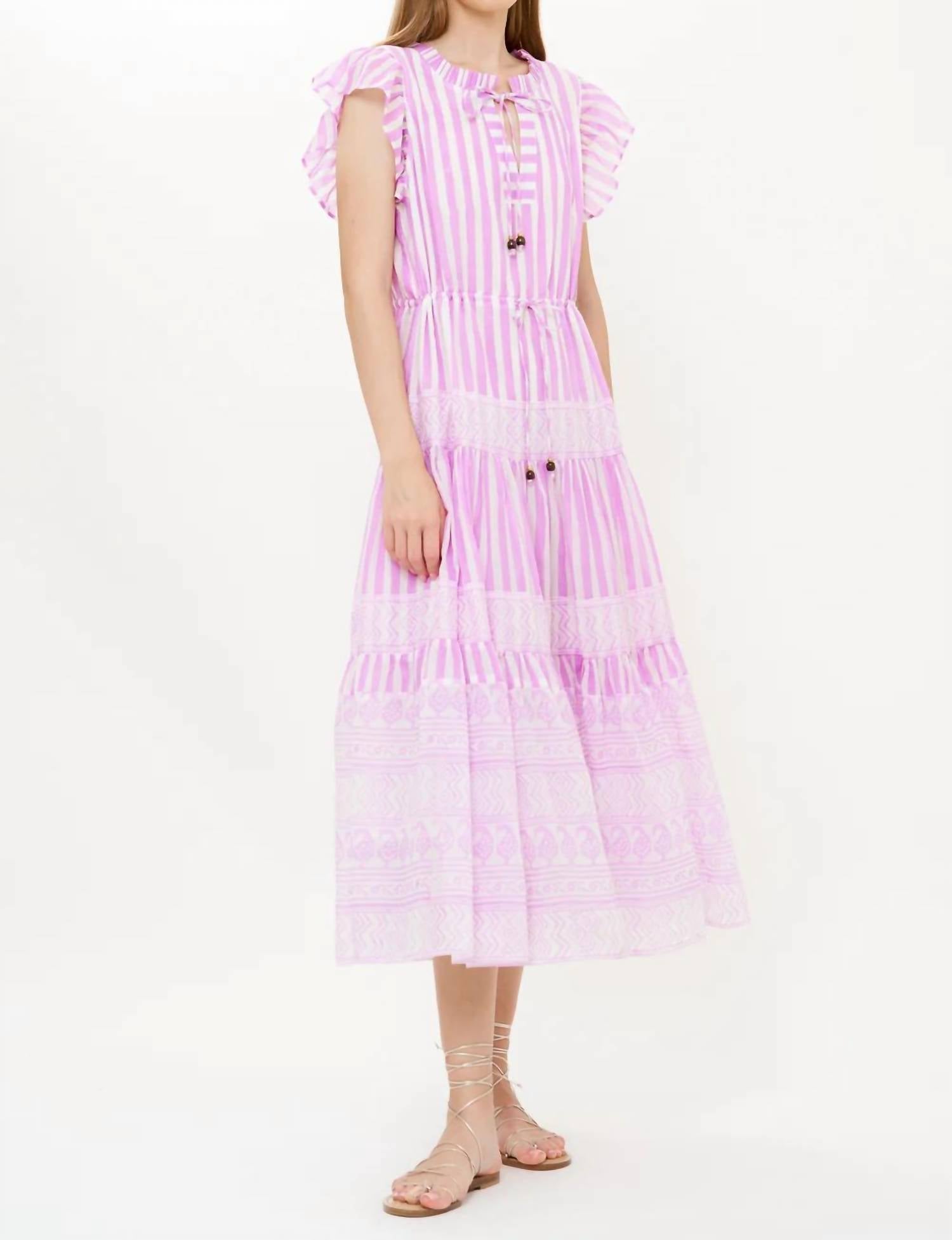 Oliphant - Cinched Flirty Midi Dress