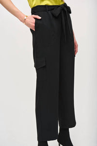 Joseph Ribkoff - STRETCH WOVEN PULL ON CARGO PANT