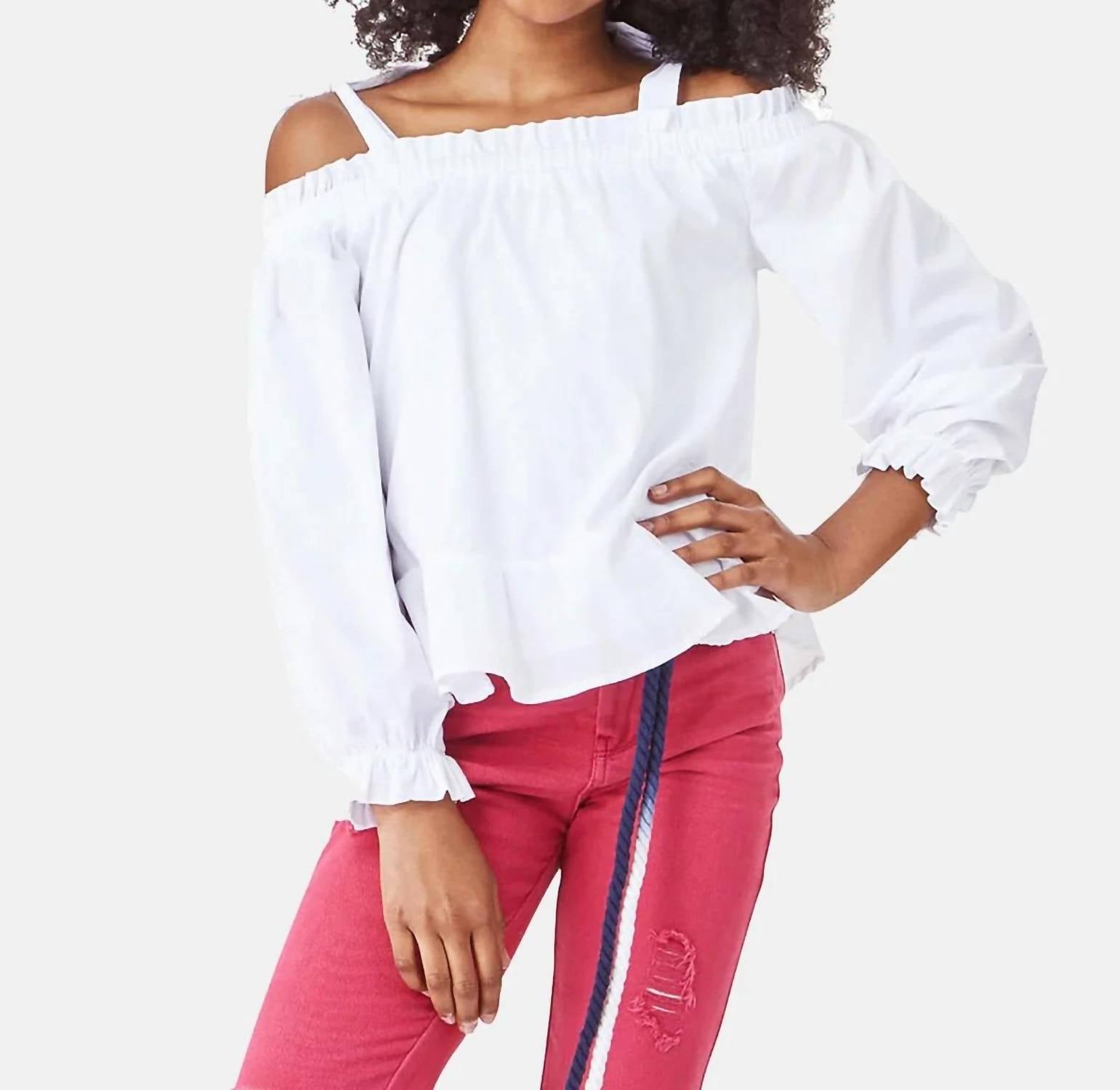 Habitual Girl - Sabira Off Shoulder Longsleeve Top