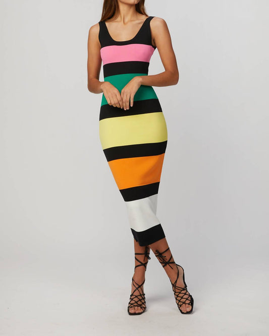 MULTI STRIPE DRESS