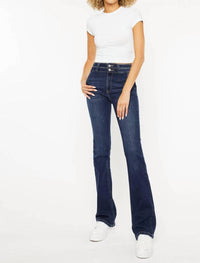 Kancan - High Rise Boot Cut Jeans