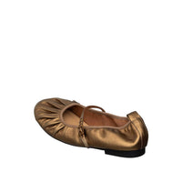 Antelope - Women's Mila Ruched Detail Strap Leather Mary Jane Flats