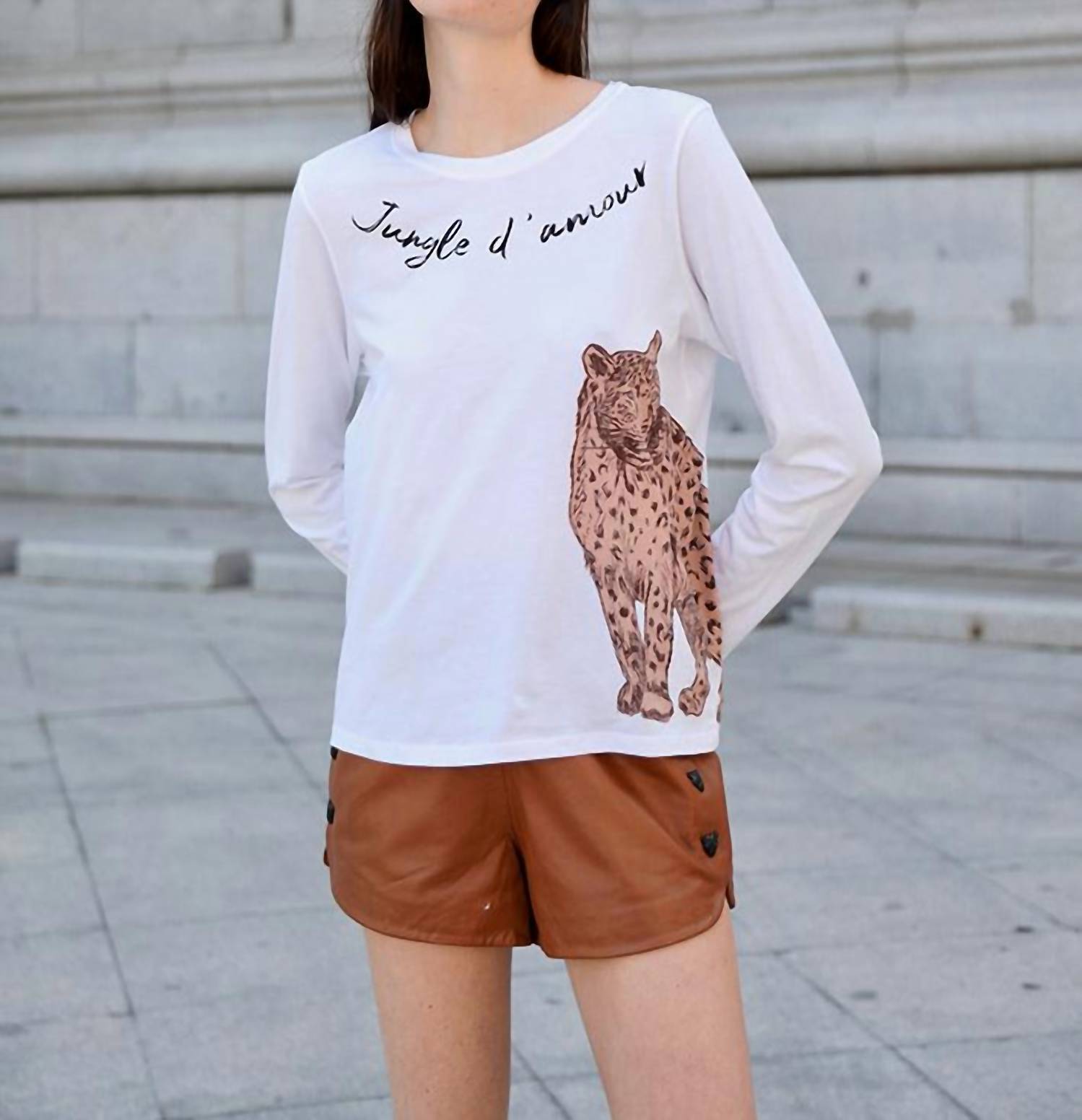 Tee Shirt in Jungle d' Amour