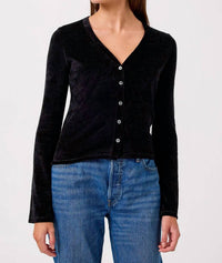 Goldie - Velour Crush Cardigan