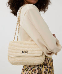 Esqualo - Women's Straw Shoulder Bag