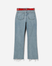 Re/Done - 90s High Rise Loose Jeans With Bandana