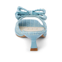 Beach by Matisse Women's Penelope Square Toe Kitten Heel Pumps in powder blue - women's sandal - alternate view