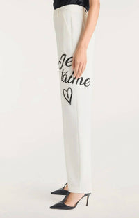 Cinq A Sept - Crushed Sequin Loveletter Collins Pants