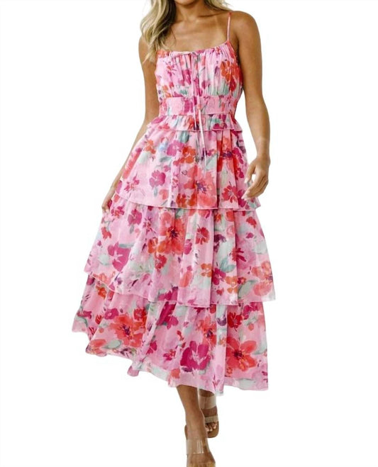 Storia - Layla Floral Midi Dress