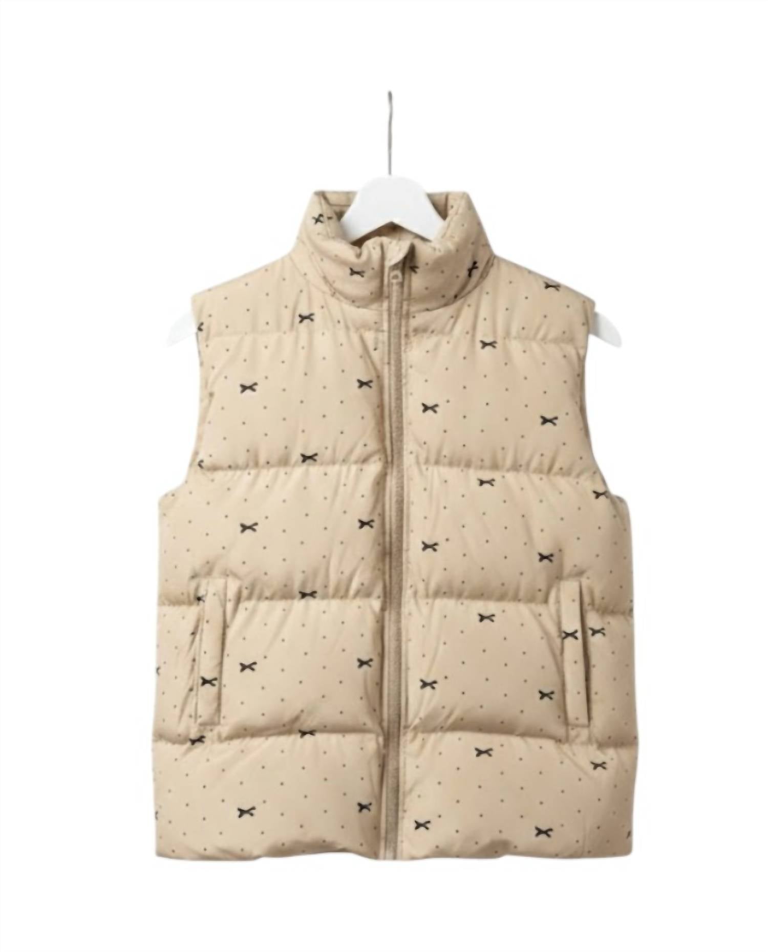 Carole Christian - Women's Bow Puffer Vest