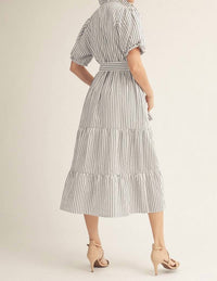 Jodifl - Hallie Striped Midi Dress