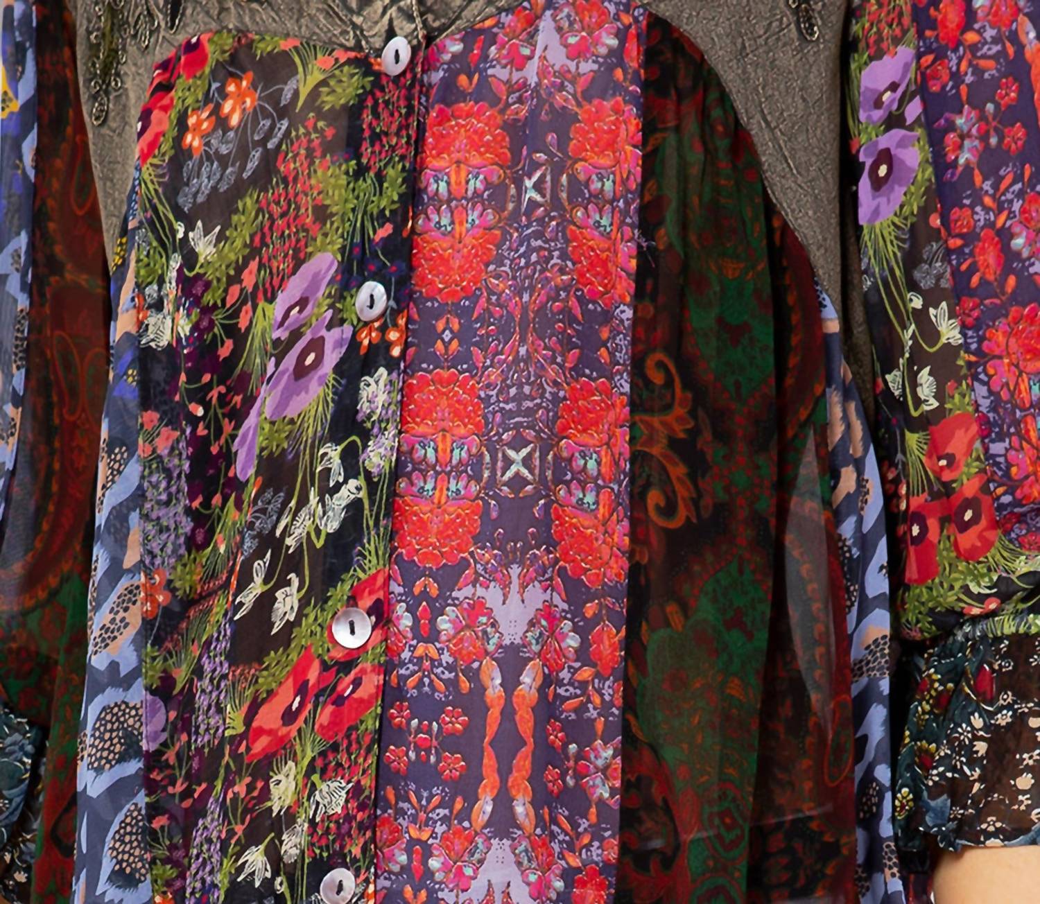 Young Threads - Floral Gypsy Top