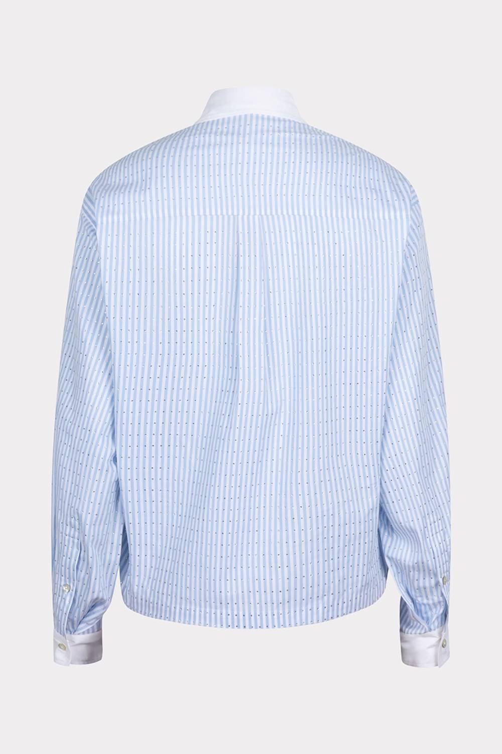 Esqualo - Berritt Rhinestones Striped Blouse