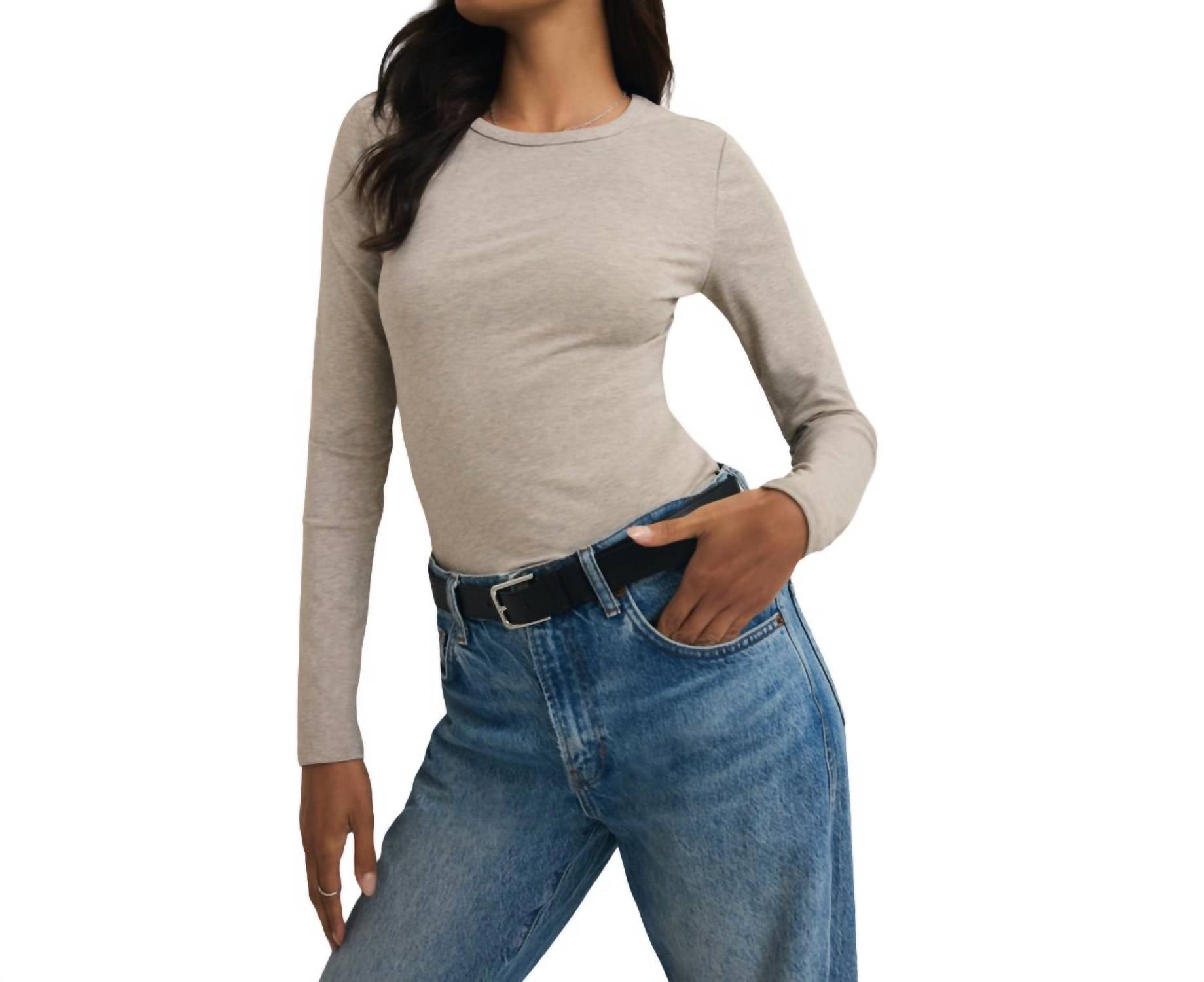 Z Supply - Second Skin Crew Long Sleeve Top