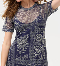 Johnny Was MESH TEE DRESS in vaelis - women's dress - view 5