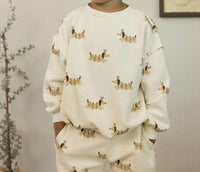 Rylee + Cru - Kid's Relaxed Sweatshirt & Jogger Sweatpant Set