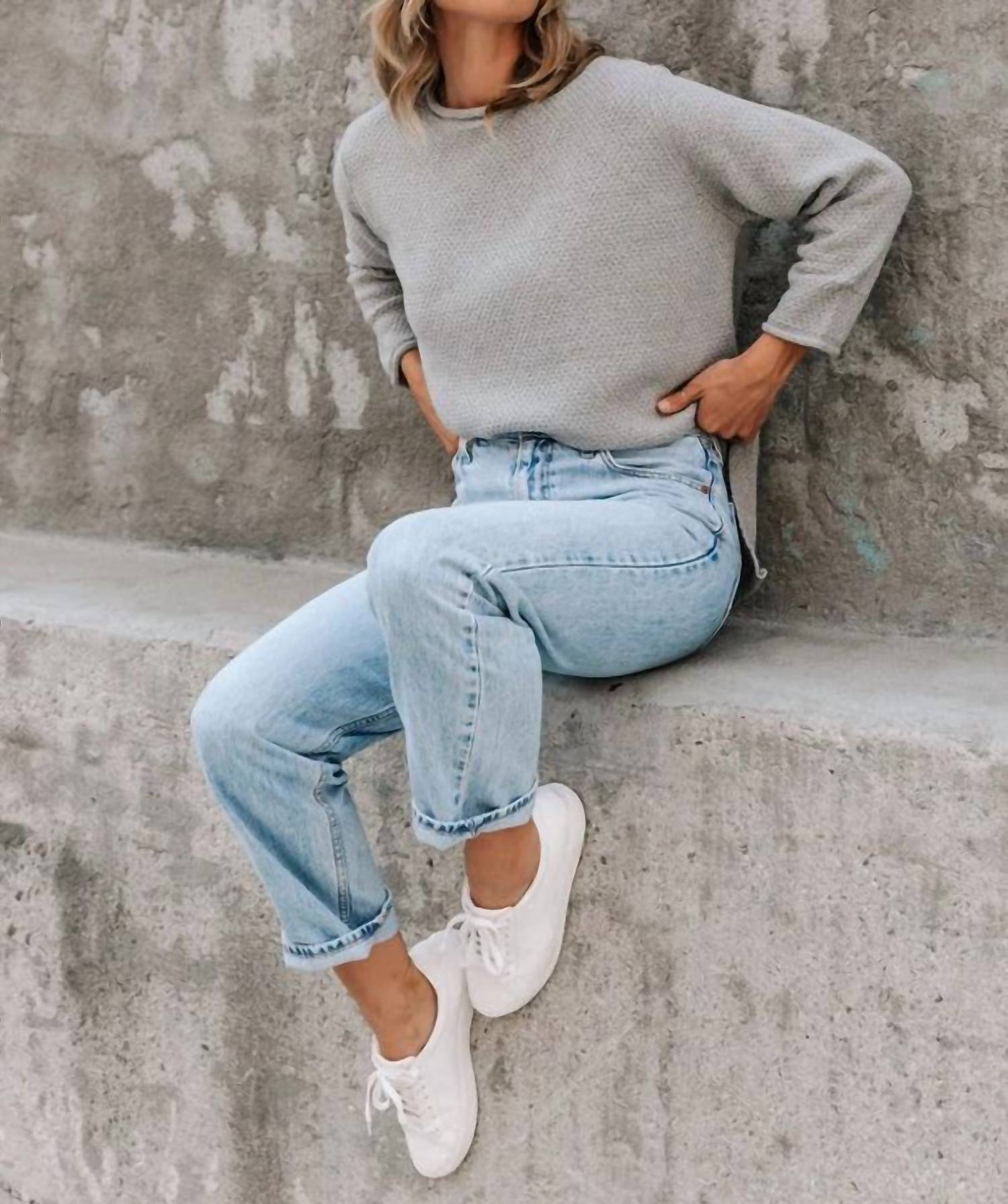 Lovestitch - Cozy Side Slit Sweater