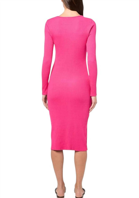 Monrow - Cozy Rib Long Sleeve Maxi Dress