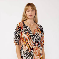 Lovestitch - Puff Sleeve Button Down Top
