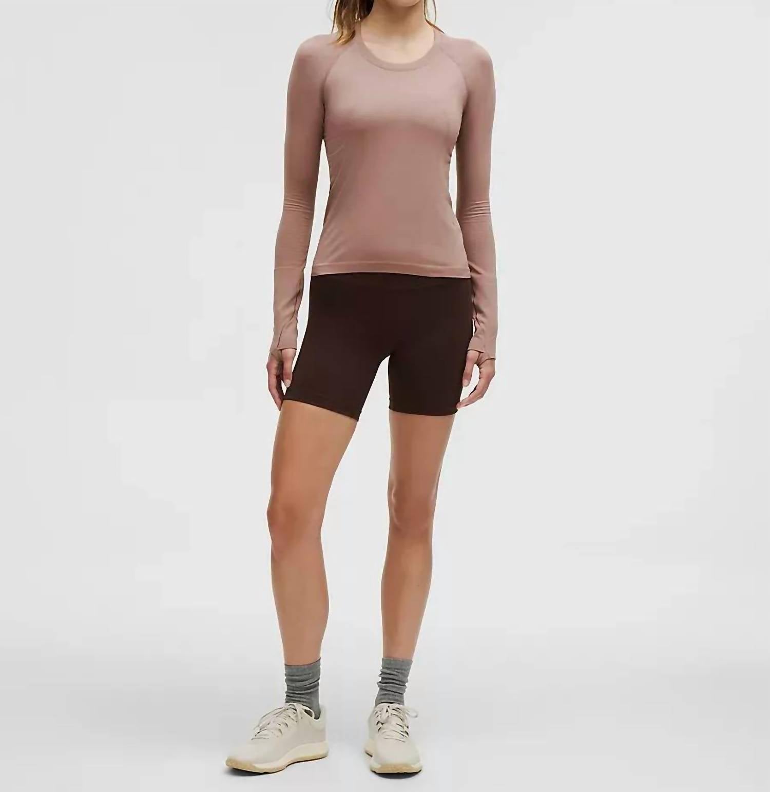 lululemon Swiftly Tech Long Sleeve 2.0 Top in twilight rose - women's long sleeve top - view 6