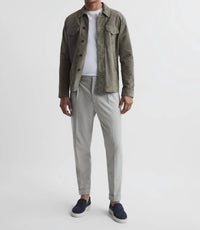 Reiss - Brighton Pleat Front Cuffed Trousers Slacks Pants
