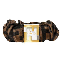 Fendi - Women's Fendimania Baguette Pearl Dial Monogram Satin Watch