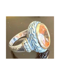 P & K Jewelry - Women's Sterling Stone Ring