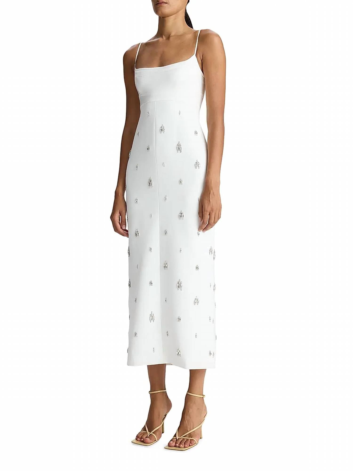 A.L.C. - Alana Crystal Embellished Midi Dress