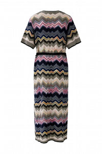 Oui - Women's Short Sleeve Midi Dress