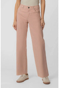 Kut From The Kloth - Striped Charlotte High Rise Wide Leg Pants