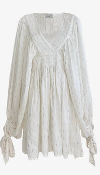 Miss June Paris Janice Mini Dress in white - women's dress - view 5