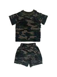 Lola + The Boys - Boys Rocker Short Set