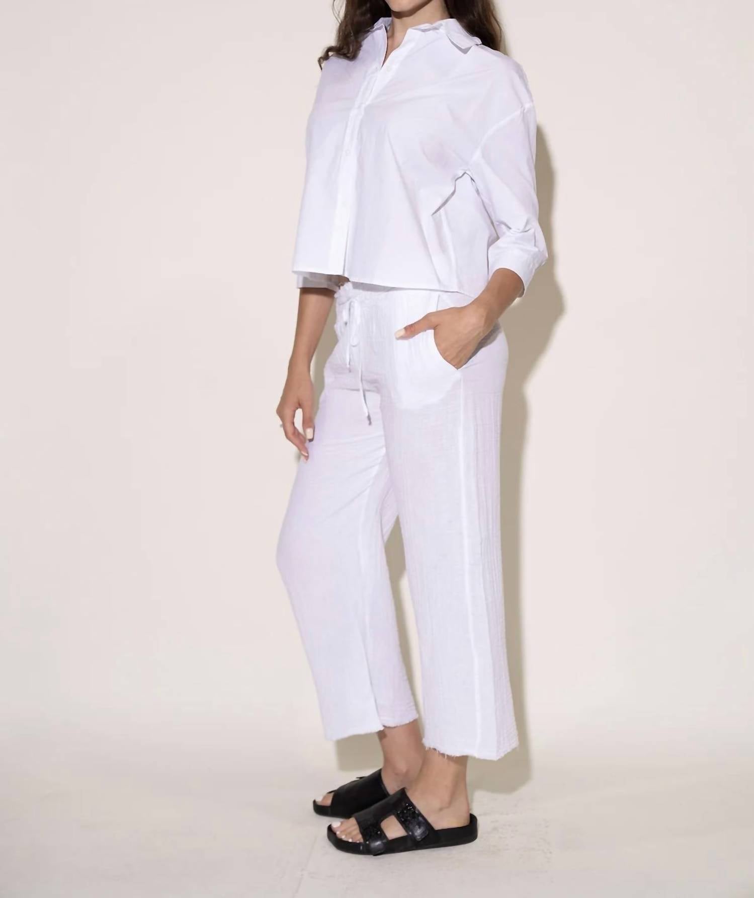 Starkx - Gauze Billy Pant Raw Hem