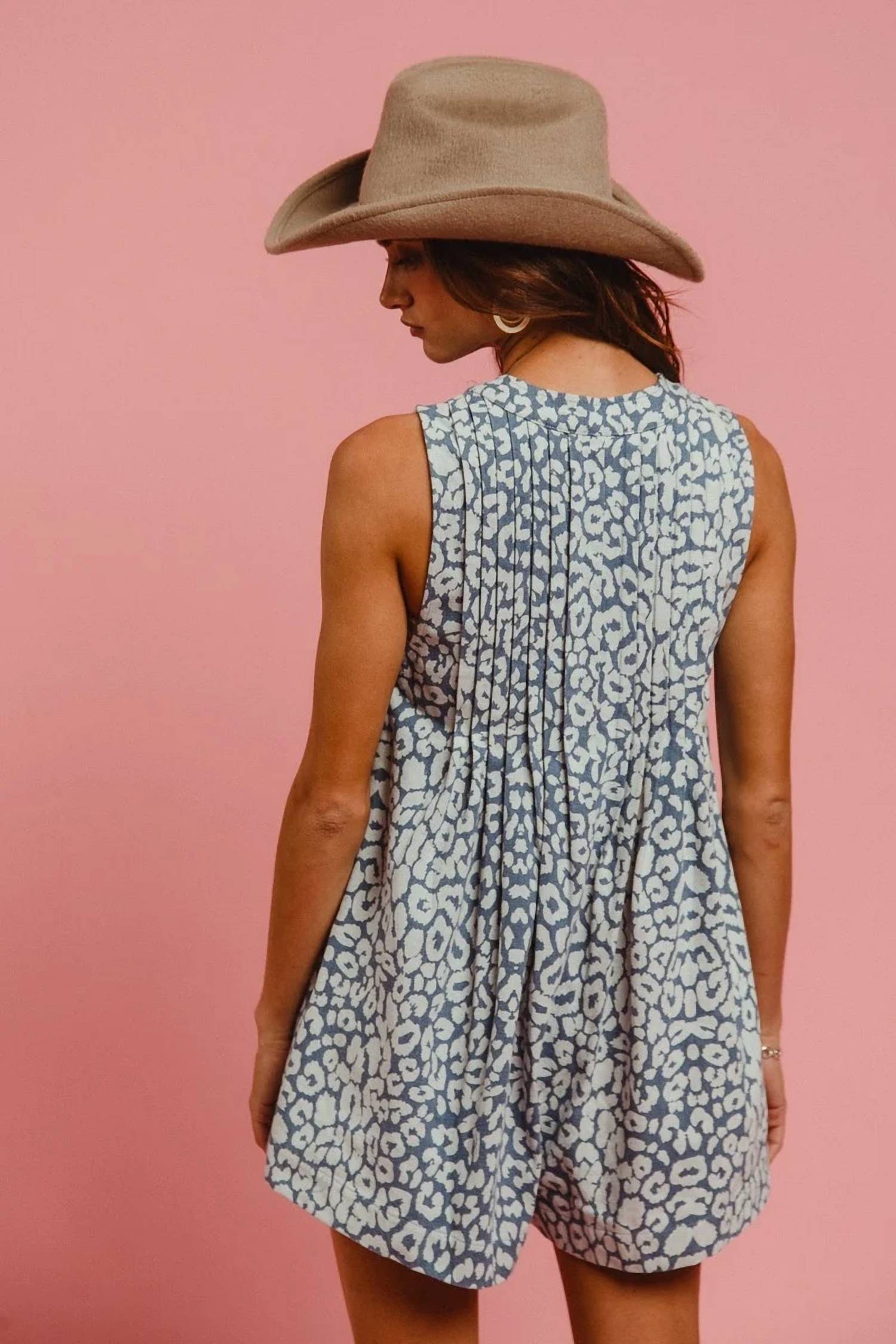 Bibi - Resisting The Urge Cotton Denim Romper
