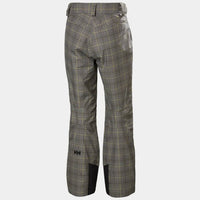 Helly Hansen Men's Legendary Insulated Pants in pebble broxburn plaid - men's pants - detail view