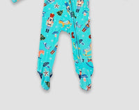 Posh Peanut - Kids' Fritz Zippered Footie