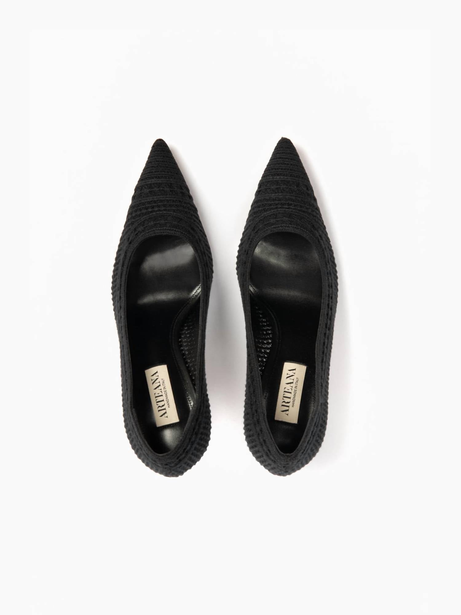 Arteana Women's Trieste 75 Pump in black - women's heels - detail view