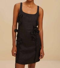 Farm Rio - Premium Linen Sleeveless Mini Dress