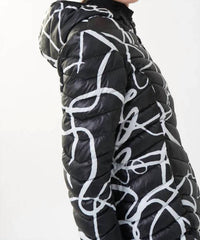 Joseph Ribkoff - Amber Abstract Puffer Jacket