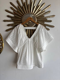 Fate - Stitch Eyelet Top
