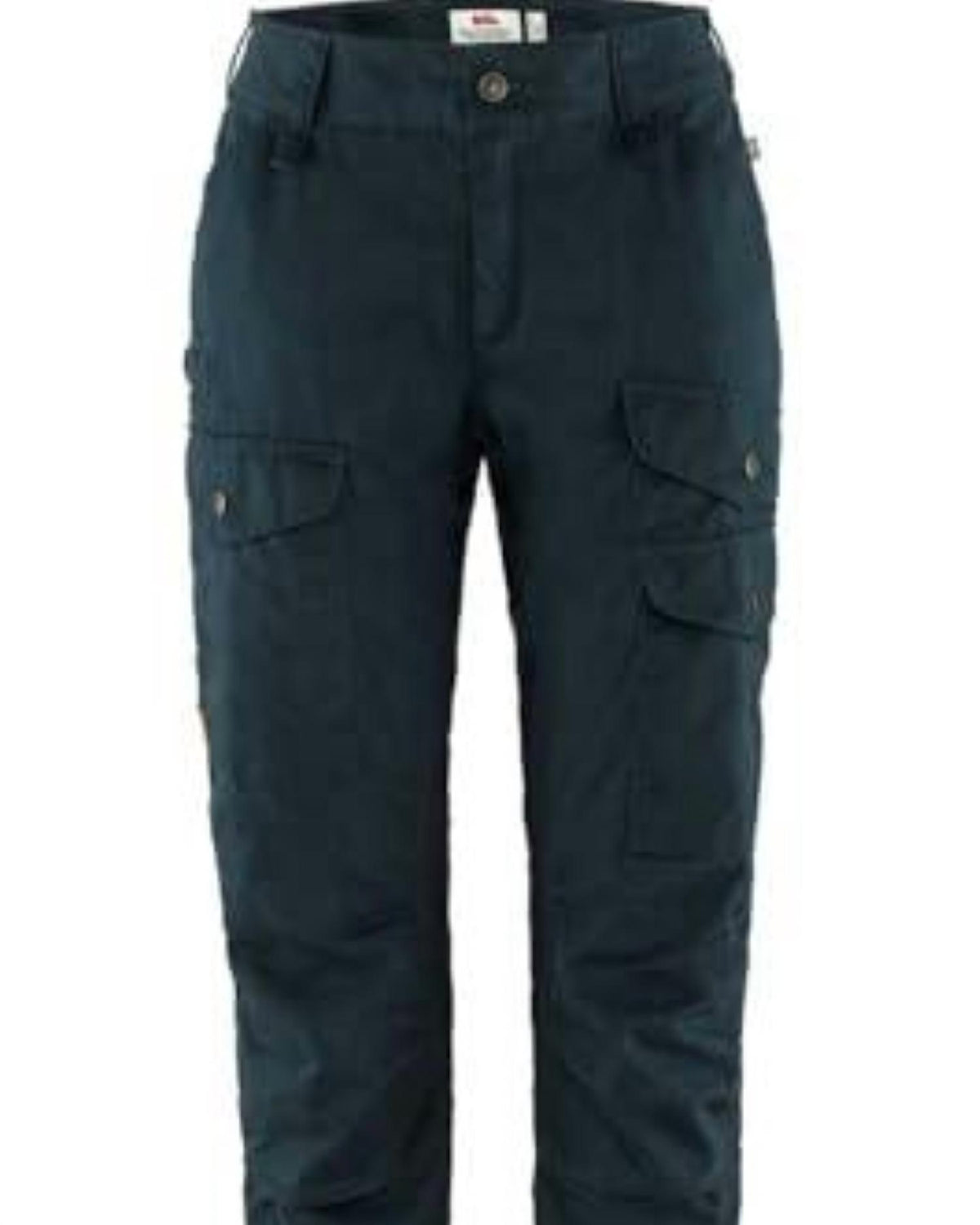 Fjallraven Women's Vidda Pro Ventilated Trekking Trousers in dark navy - women's pants - detail view
