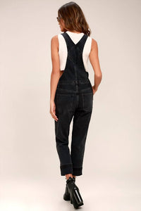 Free People - We The Free Black Overalls
