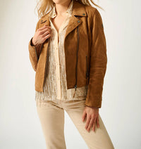 MAURITIUS Misty Jacket in cognac - women's jacket