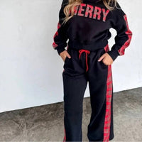 Blakeley - Merry Plaid Pant Set