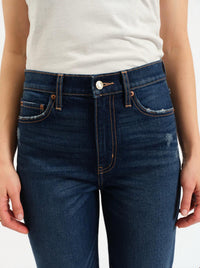 Daze - Smarty Pants High Rise Slim Straight Jeans