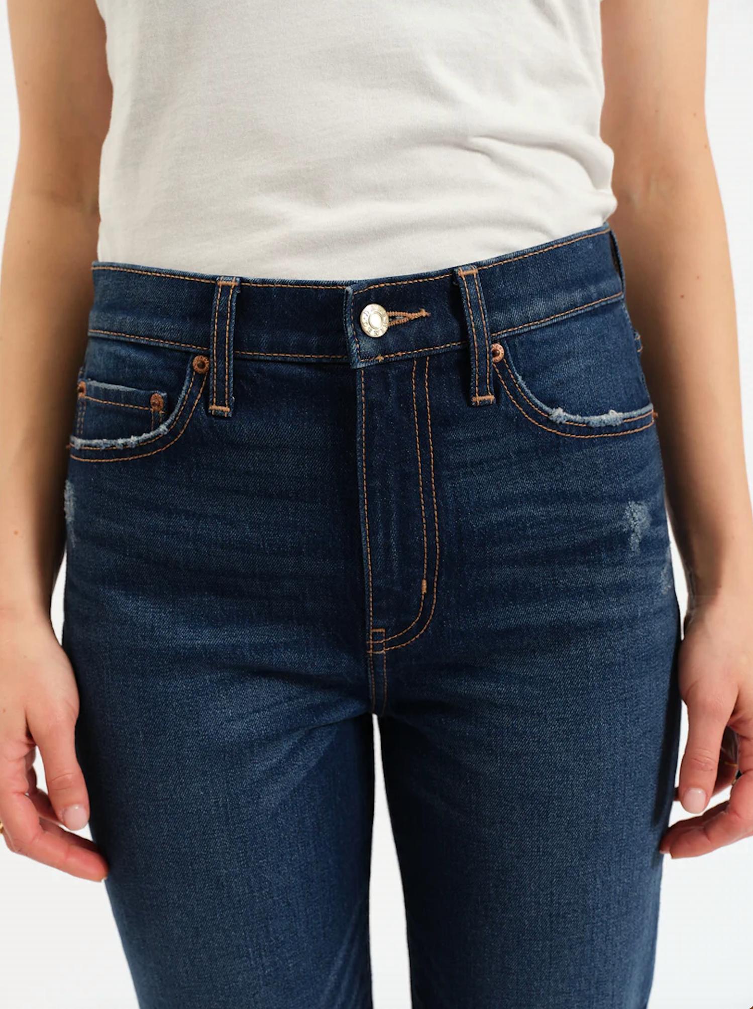 Daze - Smarty Pants High Rise Slim Straight Jeans